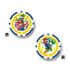 スーパーマリオ ゴルフマーカー チップタイプ オールスター SUPER MARIO カジノマーカー2