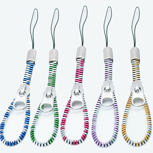 YKKジッパーストラップ 携帯ストラップ（大） 5種類のカラー AM-315 ロングストラップ1