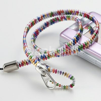 YKKジッパーストラップ ネックストラップ マルチカラー AM-300/BK AM