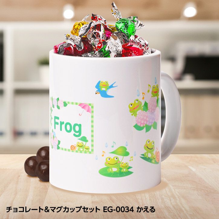 チョコレート＆マグカップセット EG-0009 にゃんこ集合の通販