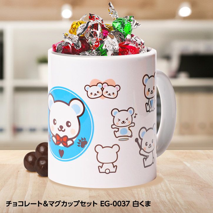 チョコレート＆マグカップセット EG-0009 にゃんこ集合の通販