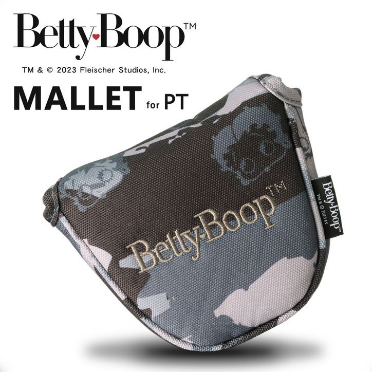 ベティーブープ Betty Boop カモ パターカバー マレット型の通販