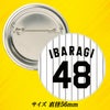 阪神タイガース #48 茨木秀俊 缶バッジ（背番号デザイン）2