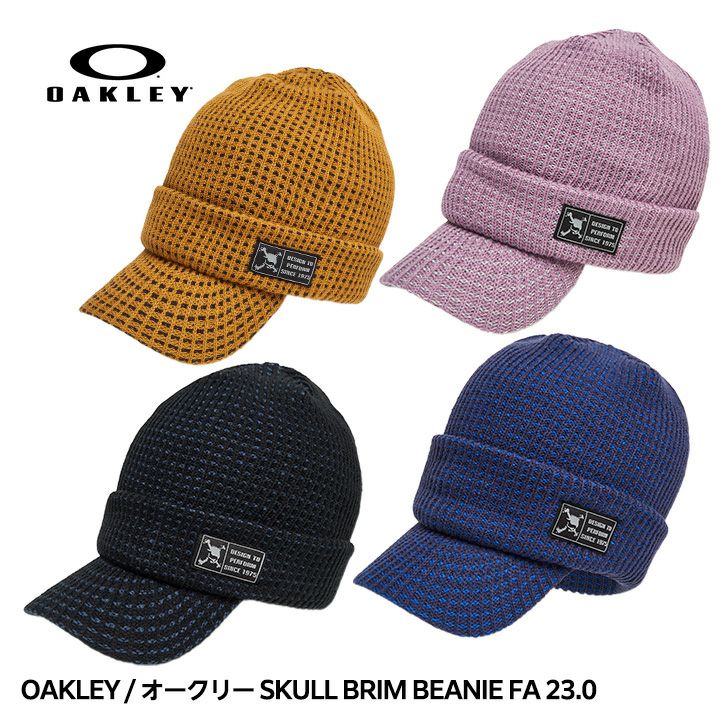 OAKLEY オークリー ニットキャップ、ネックウォーマー ヘッドバンドセット オークリー OAKLEY ビーニー ニットキャップ SKULL BRIM BEANIE FA