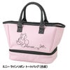 ディズニー ミニー ラインリボン トートバッグ 二層式 保冷 ラウンドバッグ1