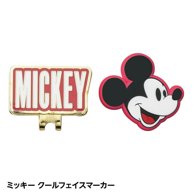 ミッキー クールフェイス ゴルフマーカー ディズニー クリップマーカー