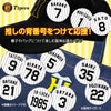 阪神タイガース #128 嶋村麟士朗 缶バッジ（背番号デザイン）3