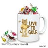 ゴルフマグカップ＆チョコレート 猫 LIVE TO GOLF (CHG-CAT)1