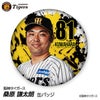 阪神タイガース #81 桑原謙太朗 ファーム投手コーチ 缶バッジ（顔デザイン） 2026年1